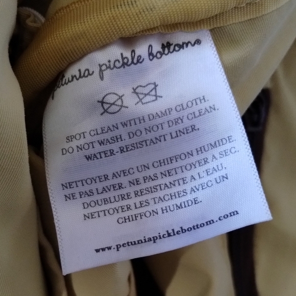 Petunia Pickle Bottom Diaper Bag Backpack in Daisy Dewdrops - Picture 8 of 9